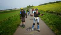 La randOxygène, la randonnée roller sur les voies vertes de la Belgique.. Le lundi 14 juillet 2014.  09H30